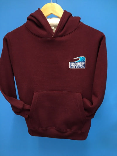 Discovery children's hoody - Burgundy-Ecru