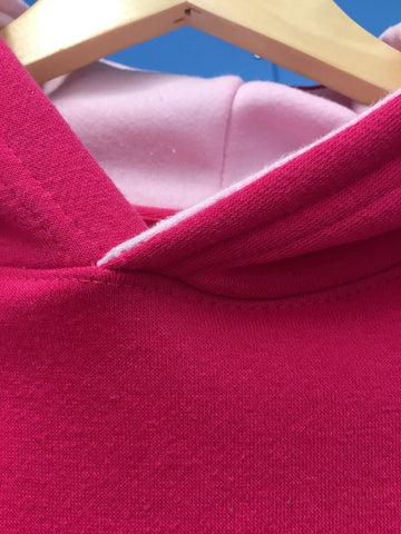 Discovery children's hoody - Fuchsia/Baby pink